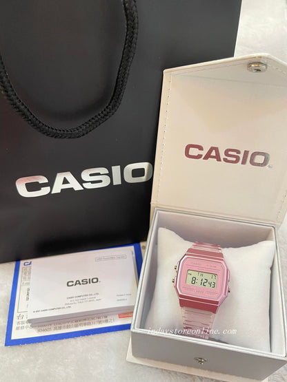 Casio Digital Women's Watch F-91WS-4 Digital Casual Design Resin Band Resin Glass