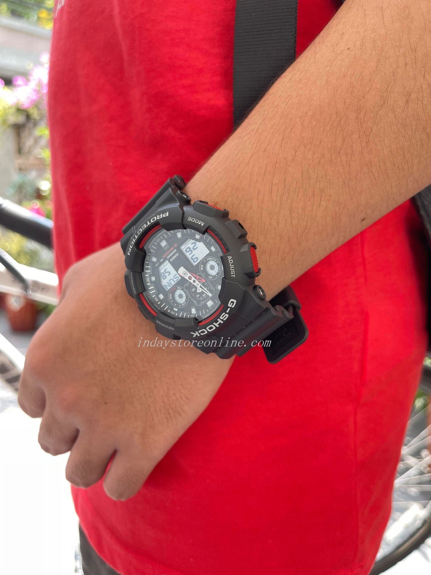 Casio G-Shock Men's Watch GA-100-1A4 Analog-Digital GA-100 Series Sporty Design Best Seller Watch