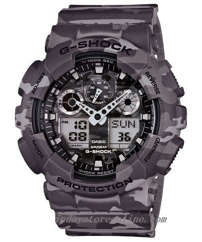 Casio G-Shock Men's Watch GA-100CM-8A Analog-Digital Best Seller Shock Resistant Magnetic Resistant