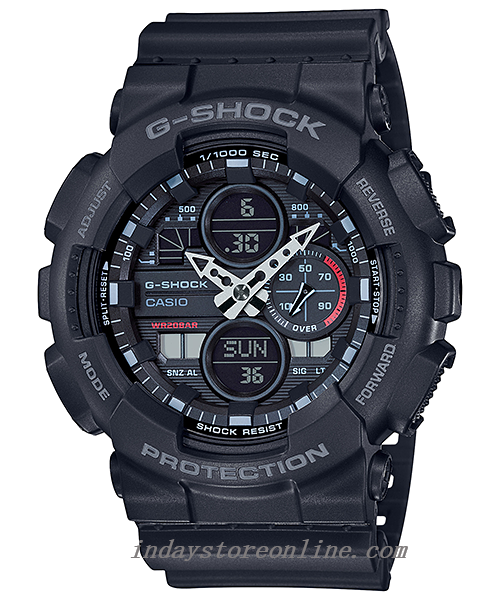 Casio G-Shock Men's Watch GA-140-1A1 Analog-Digital GA-140 Series Sporty Watch