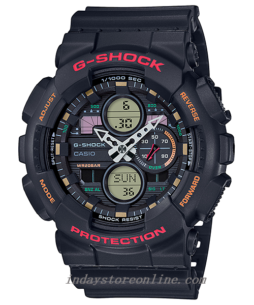 Casio G-Shock Men's Watch GA-140-1A4 Analog-Digital GA-140 Series Shock Resistant Magnetic Resistant