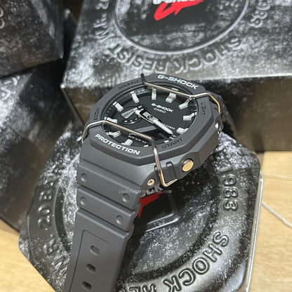 Casio G-Shock Men's Watch GA-2100PTS-8A Analog-Digital 2100 Series Monochromatic Color Matte Finish