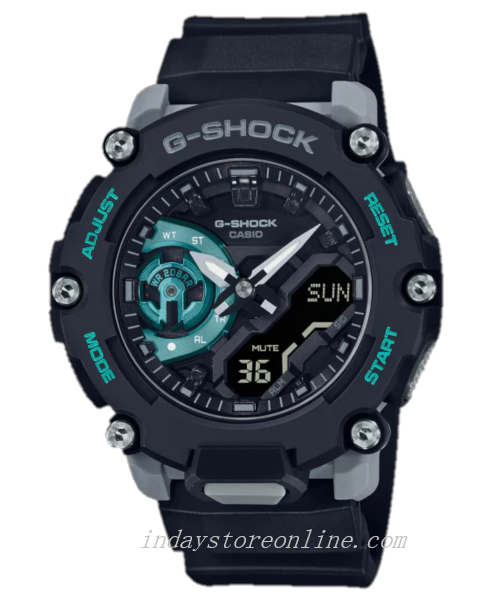 Casio G-Shock Men's Watch GA-2200M-1A Analog-Digital GA-2200 Series Carbon Core Guard Structure Shock Resistant