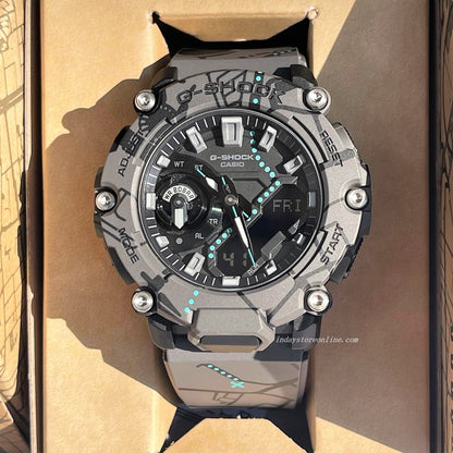 Casio G-Shock Men's Watch GA-2200SBY-8A Analog-Digital 2200 Series Treasure Hunt Watches