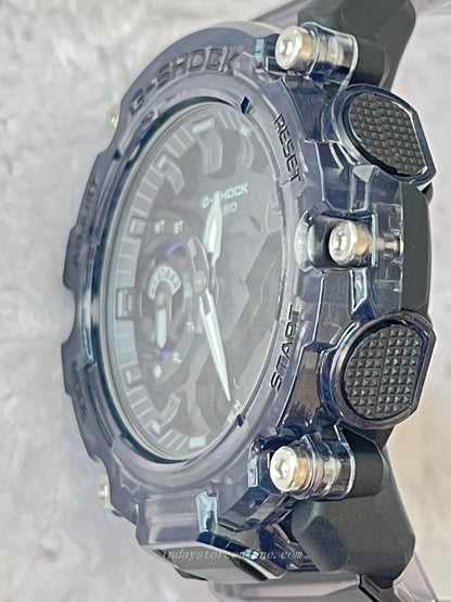 Casio G-Shock Men's Watch GA-2200SKL-8A Analog-Digital Sound Wave Series Transparent Color Sporty Design
