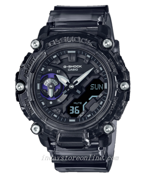 Casio G-Shock Men's Watch GA-2200SKL-8A Analog-Digital Sound Wave Series Transparent Color Sporty Design