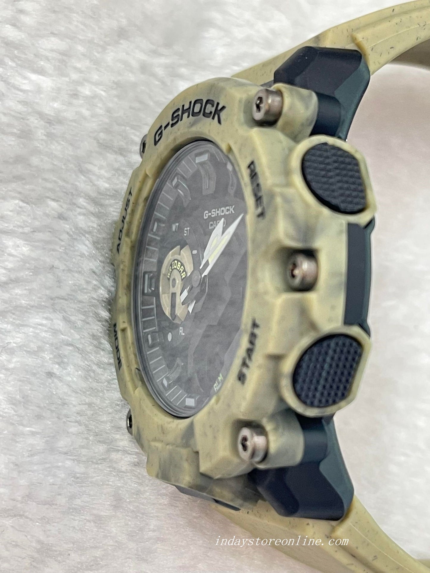 Casio G-Shock Men's Watch GA-2200SL-5A Analog-Digital GA-2200 Series Carbon Core Guard structure Earthy Color