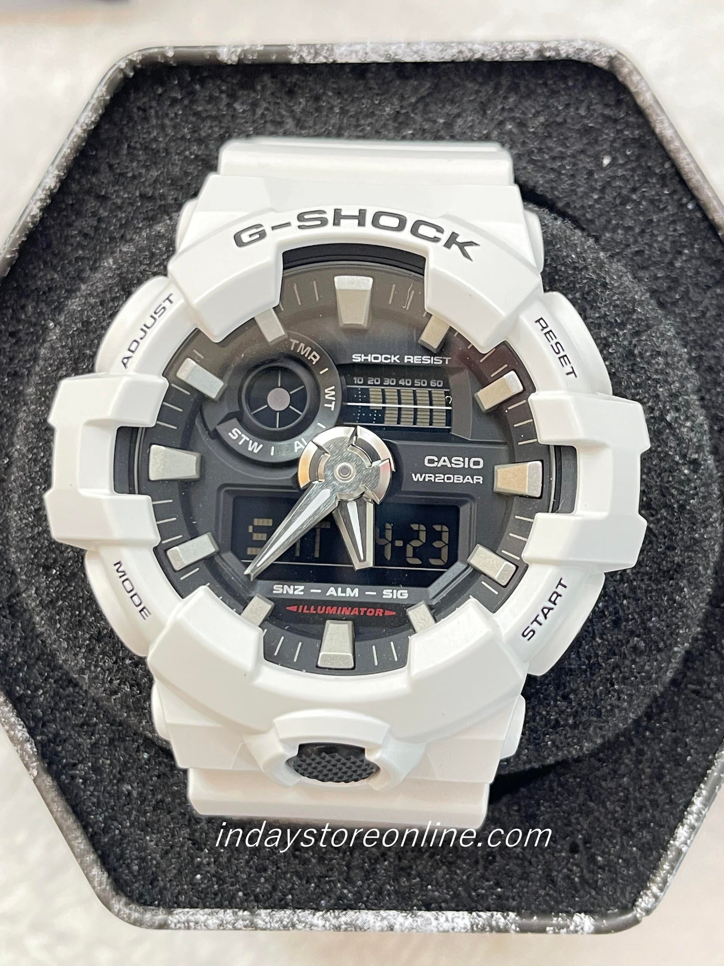 Casio G-Shock Men's Watch GA-700-7A Analog-Digital Best Seller Shock Resistant Mineral Glass