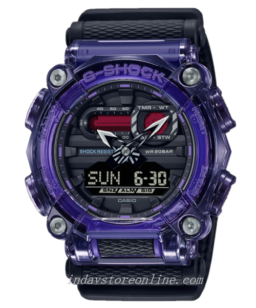 Casio G-Shock Men's Watch GA-900TS-6A Analog-Digital GA-900 Series Mineral Glass Sporty design Shock Resistant