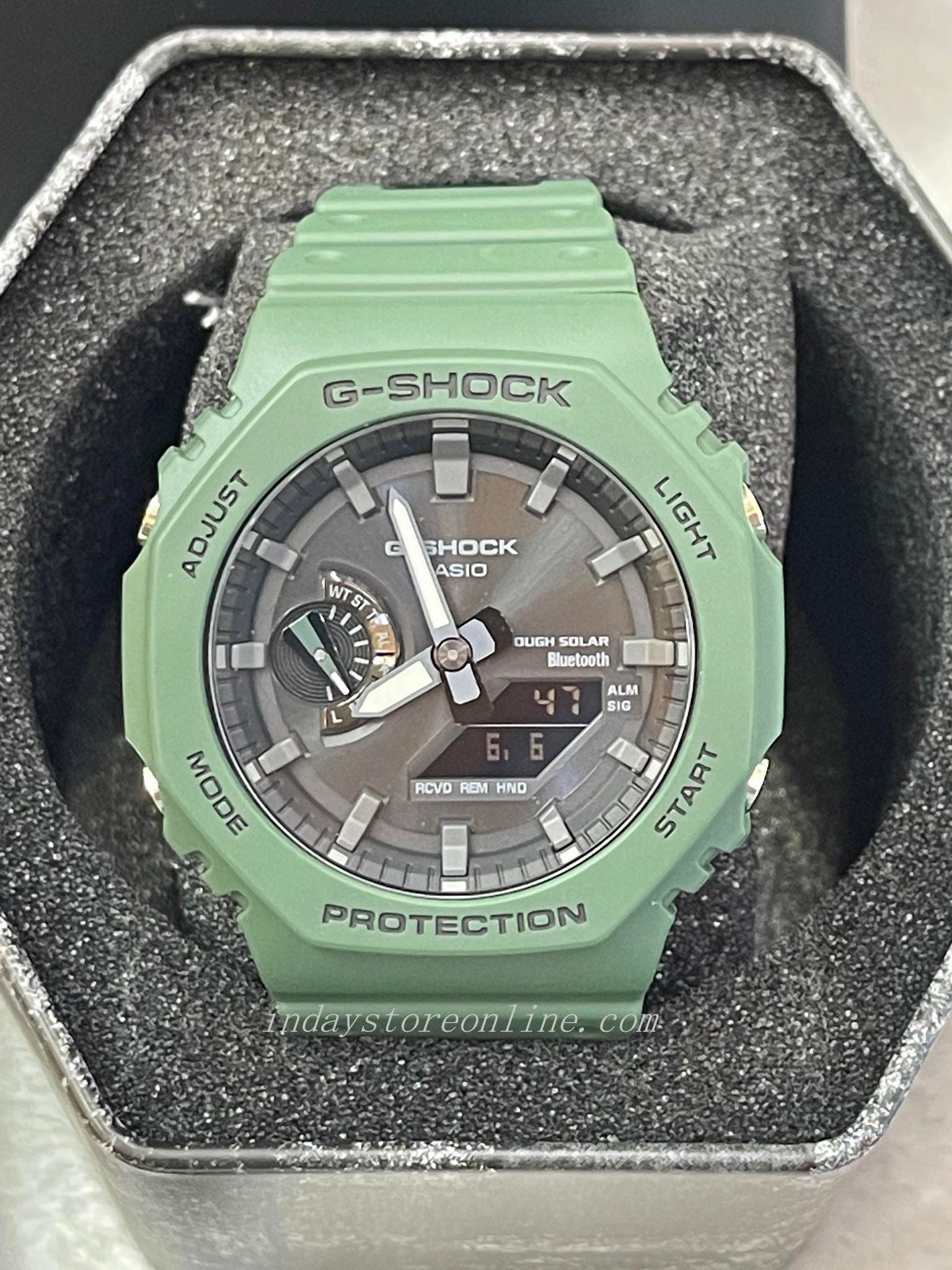 G shock 2024 fluorescent green