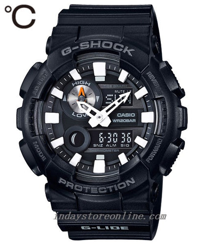 Casio G-Shock G-Lide Men's Watch GAX-100B-1A GAX-100 Series Shock Resistant Magnetic Resistant Mineral Glass