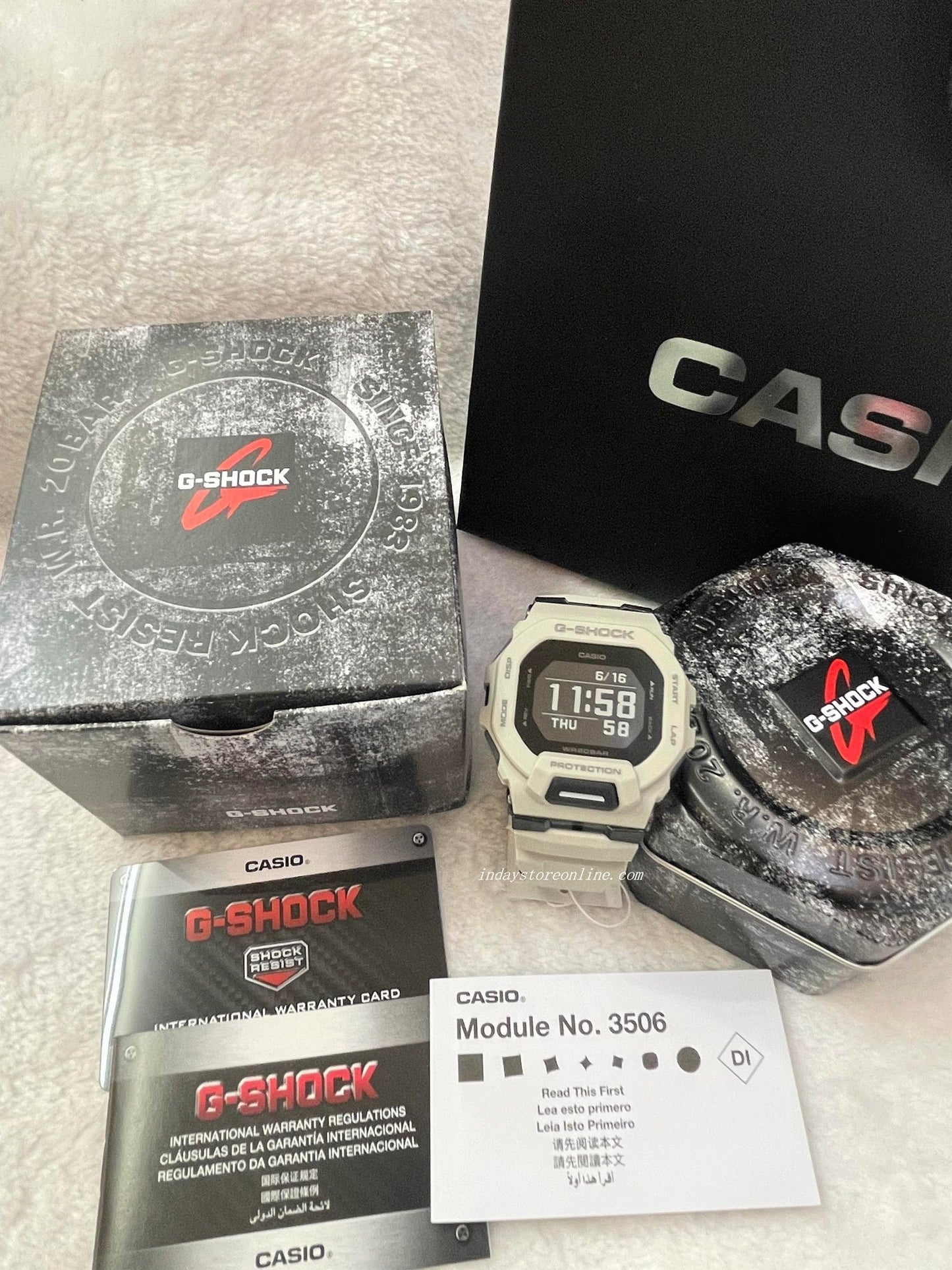 Casio G-Shock Men's Watch GBD-200UU-9 G-Squad GBD-200 Series Mobile link (Automatic connection, wireless linking using Bluetooth®)