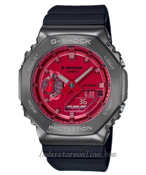 Casio G-Shock Men's Watch GM-2100B-4A Analog-Digital GM-2100 Series Neobrite Shock Resistant Mineral Glass