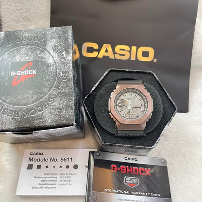 Casio G-Shock Men's Watch GM-2100MF-5A Metal Covered Midnight Fog Series Beautiful Polished Metal