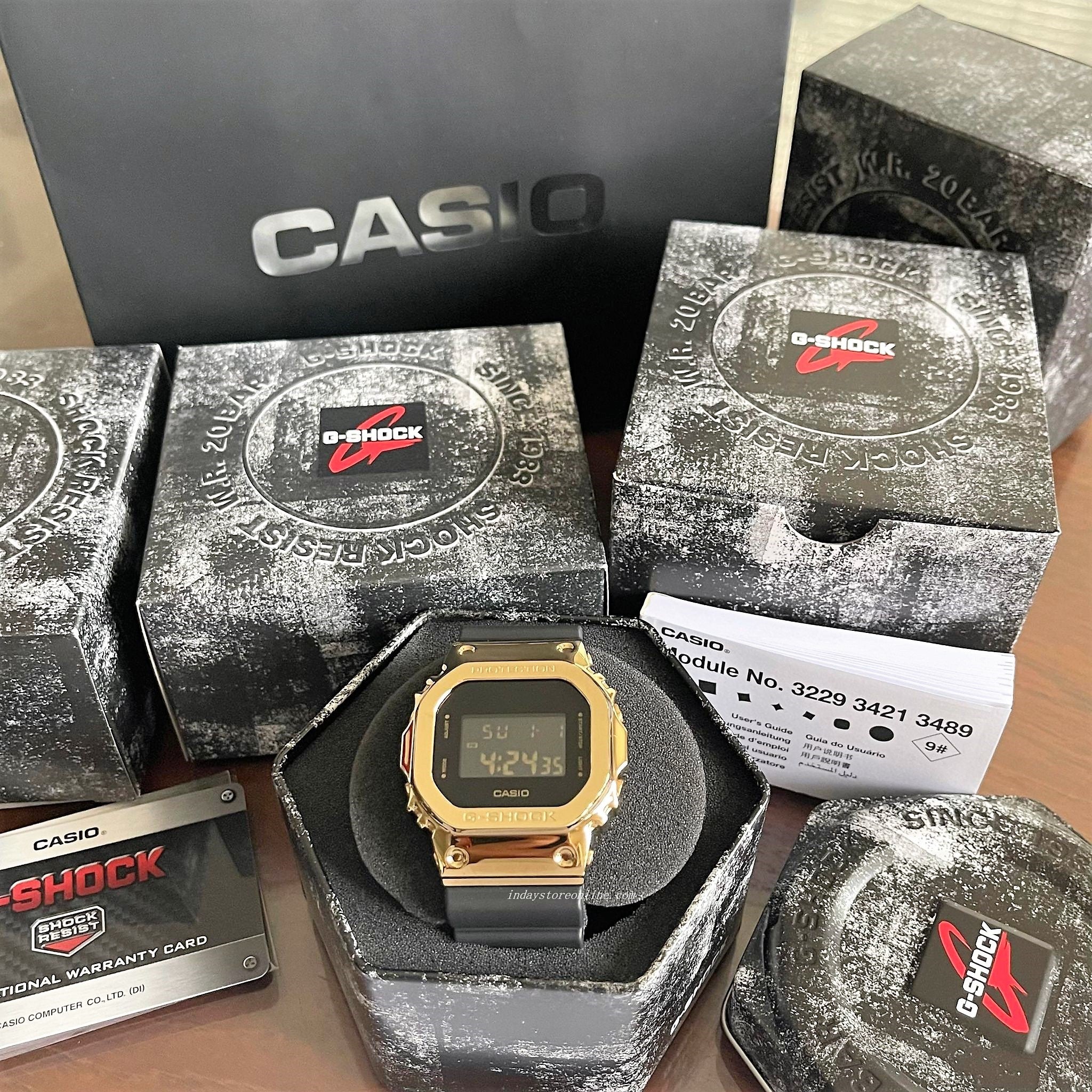 Bezel metal g online shock 5600