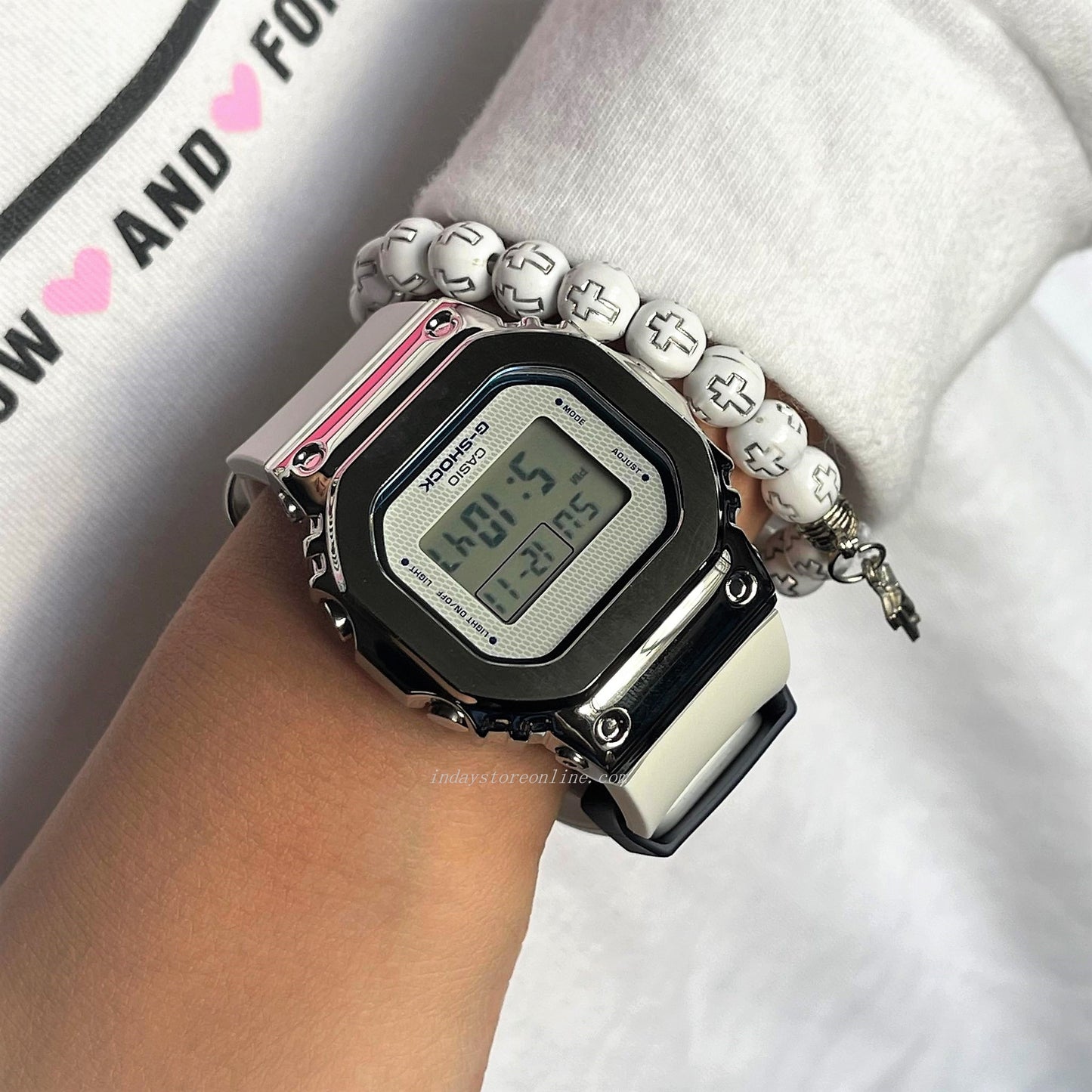 Casio G-Shock Women's Watch GM-S5600LC-7 Digital Seasonal Pair Collection 2022 Retro Designs