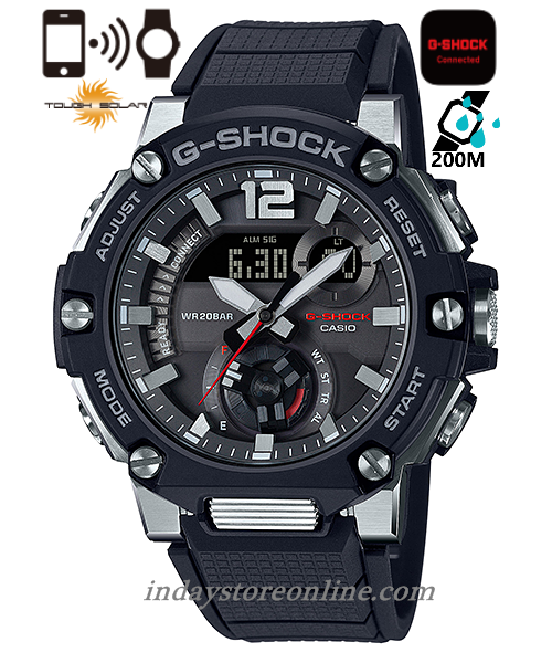 Casio G-Shock G-Steel Men's Watch GST-B300-1A Analog-Digital GST-B300 Series Shock Resistant Carbon Core Guard Structure Tough Solar (Solar powered)