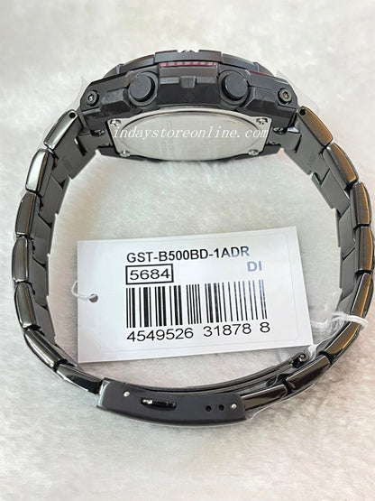 Casio G-Shock G-Steel Men's Watch GST-B500BD-1A Analog-Digital G-Steel GST-B500 Series Carbon Core Guard structureTough Solar (Solar powered)