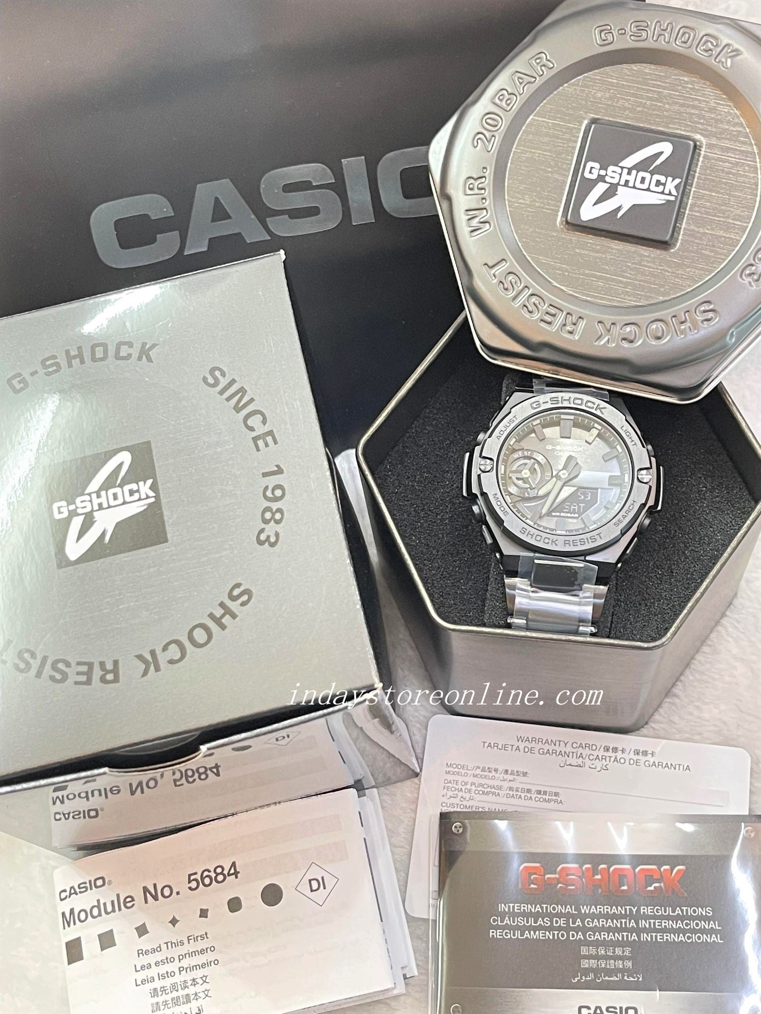 Casio G-Shock G-Steel Men's Watch GST-B500BD-1A Analog