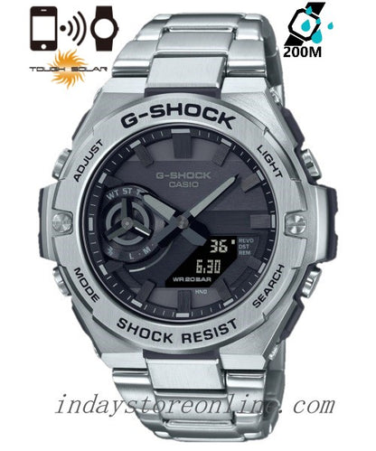 Casio G-Shock G-Steel Men's Watch GST-B500D-1A1 Analog-Digital G-Steel GST-B500 Series Carbon Core Guard structure Tough Solar (Solar powered)