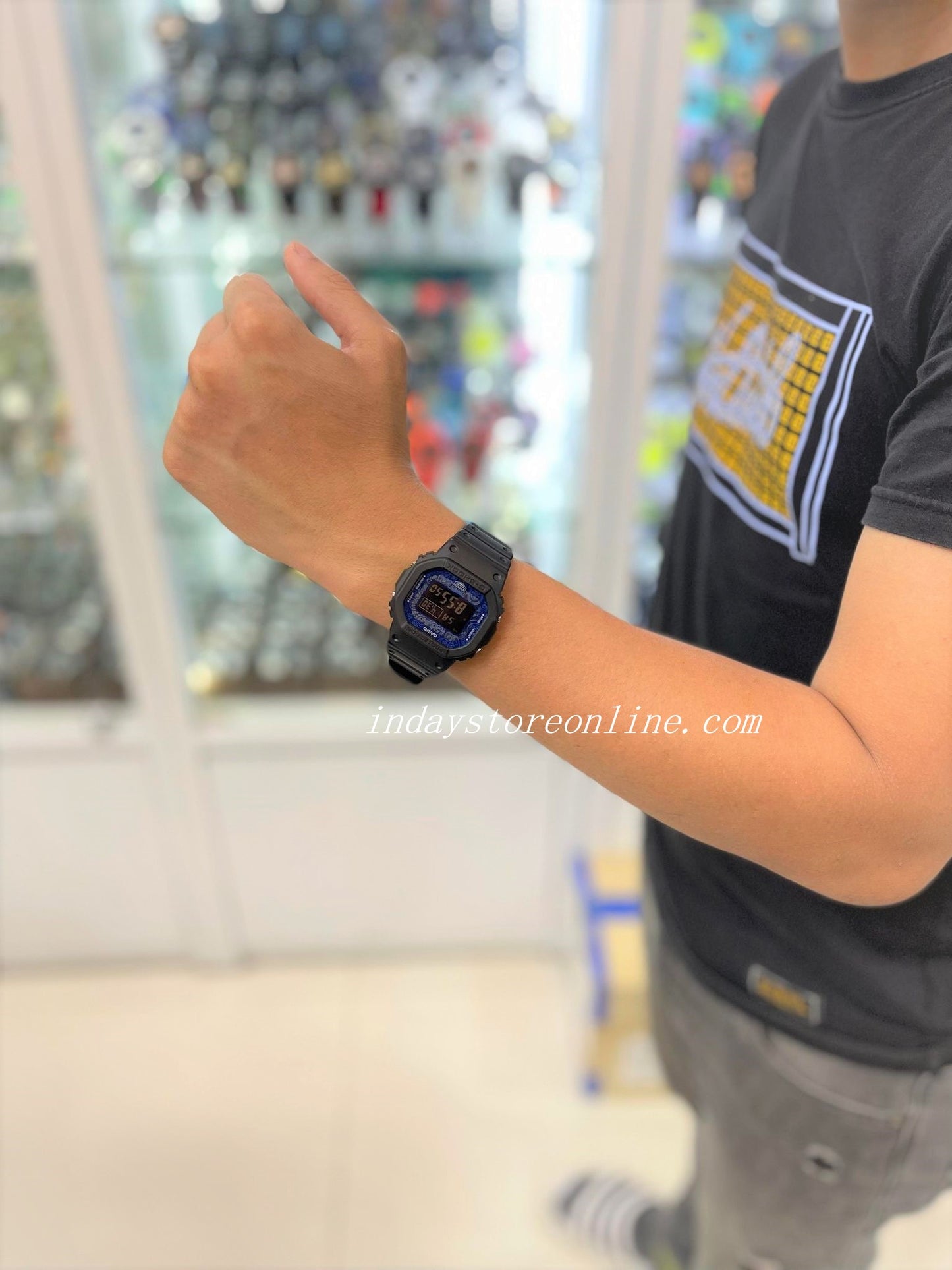 Casio G-Shock Men's Watch GW-B5600BP-1 Origin GW-B5600 Series Blue and Black Color Tough Solar (Solar powered)