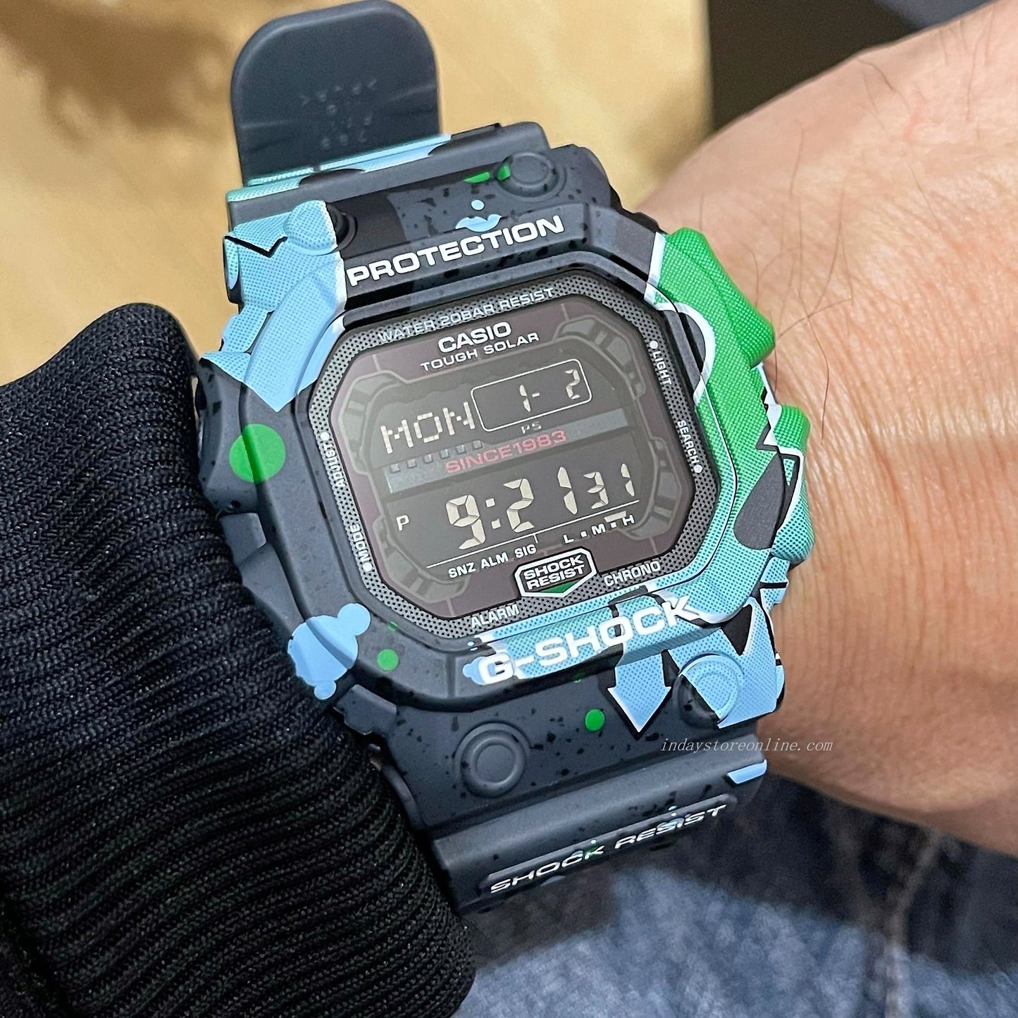 Casio G-Shock Men's Watch GX-56SS-1 Digital GXW GX-56 Series Street Spirit Line Tough Solar (Solar powered)