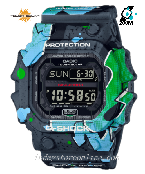 Casio G-Shock Men's Watch GX-56SS-1 Digital GXW GX-56 Series Street Spirit Line Tough Solar (Solar powered)
