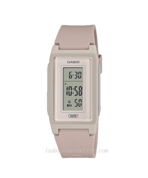 Casio Digital Women's Watch LF-10WH-4 Digital Resin Band Resin Glass