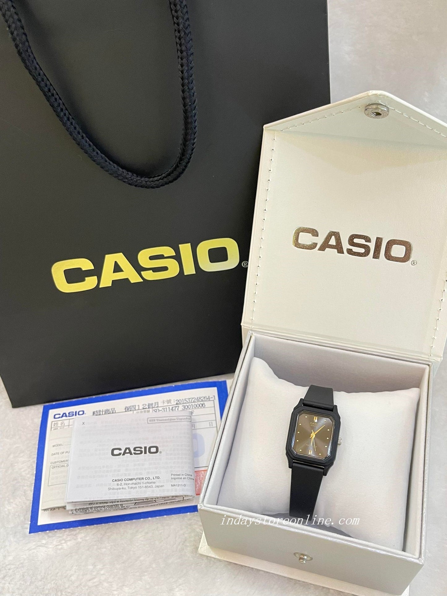 Casio Analog Women's Watch LQ-142E-1A Analog Resin Band Resin Glass Water Resistance