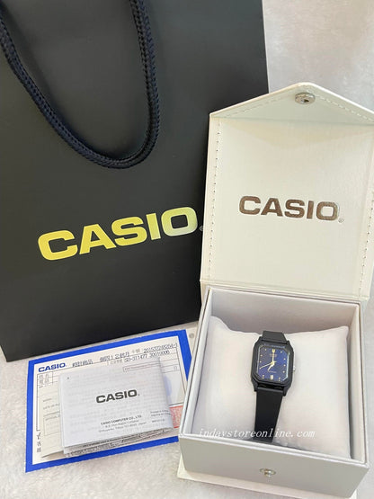 Casio Analog Women's Watch LQ-142E-2A Analog Resin Band Resin Glass Water Resistance
