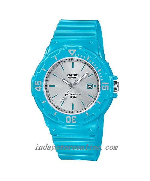 Casio Analog Women's Watch LRW-200H-2E3 Analog Resin Band Resin Glass Water Resistance