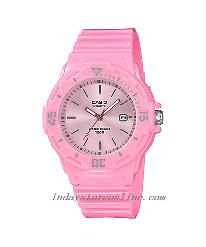 Casio Analog Women's Watch LRW-200H-4E4V Analog Resin Band Water Resistant Resin Glass