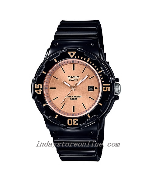 Casio Analog Women's Watch LRW-200H-9E2 Analog Resin Band Resin Glass Water Resistance