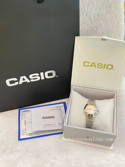 Casio Fashion Women's Watch LTP-1241D-4A3  Silver Stainless Steel Band Mineral Glass