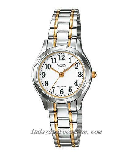 Casio Fashion Women's Watch LTP-1275SG-7B Two Tone Stainless Steel Strap