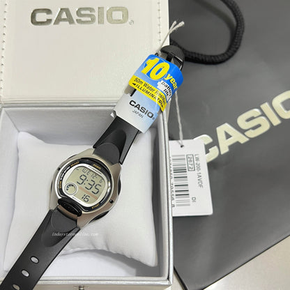 Casio Digital Women's Watch LW-200-1A Digital Sporty Design Resin Band Resin Glass Battery Life: 10 years