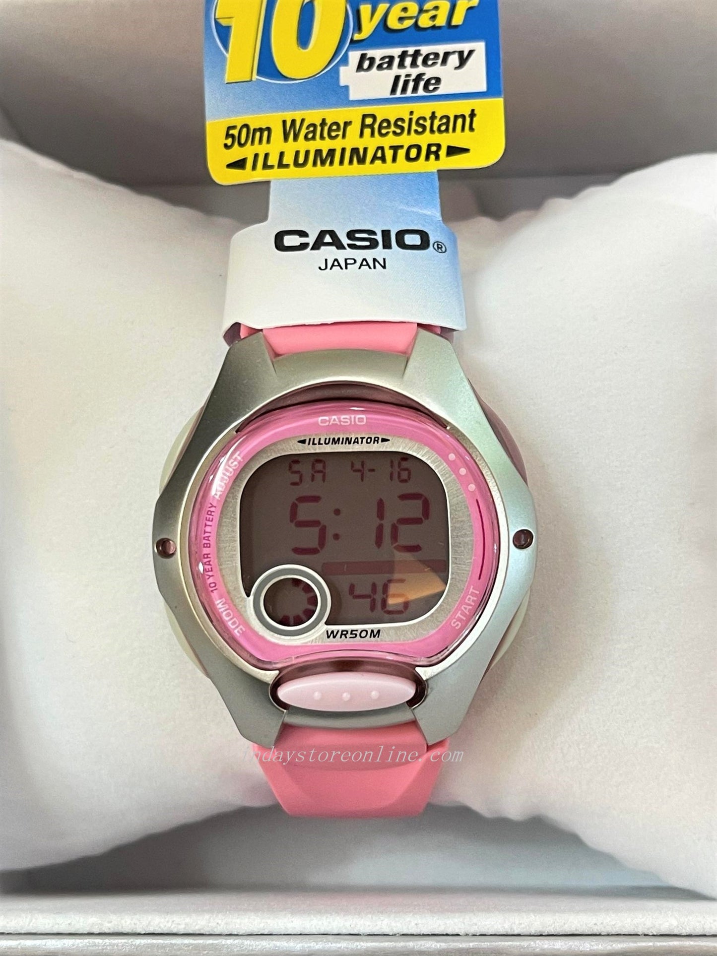 Casio Digital Women's Watch LW-200-4B Digital Sporty Design Resin Band Resin Glass Battery life: 10 Years