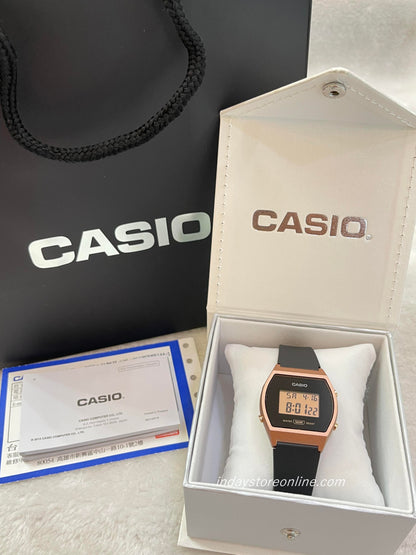 Casio Digital Women's Watch LW-204-1A Black Color Classical Design Resin Strap