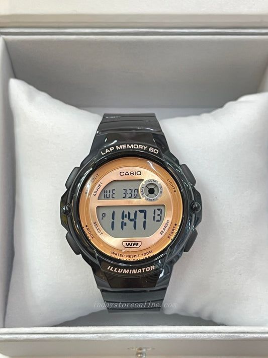Casio Digital Women's Watch LWS-1200H-1A Digital Sporty Design Resin Band Resin Glass