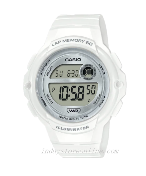 Casio Digital Women's Watch LWS-1200H-7A1 Digital Sporty Design Resin Band Resin Glass