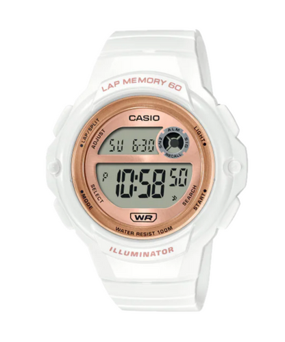 Casio Digital Women's Watch LWS-1200H-7A2 Digital Sporty Design Resin Band Resin Glass