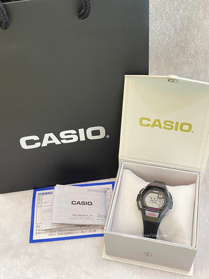 Casio Digital Women's Watch LWS-2000H-1A Digital Step Tracker Resin Band Resin Glass