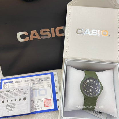 Casio Analog Women's Watch MQ-24UC-3B Analog Resin Band Water Resistant Resin Glass