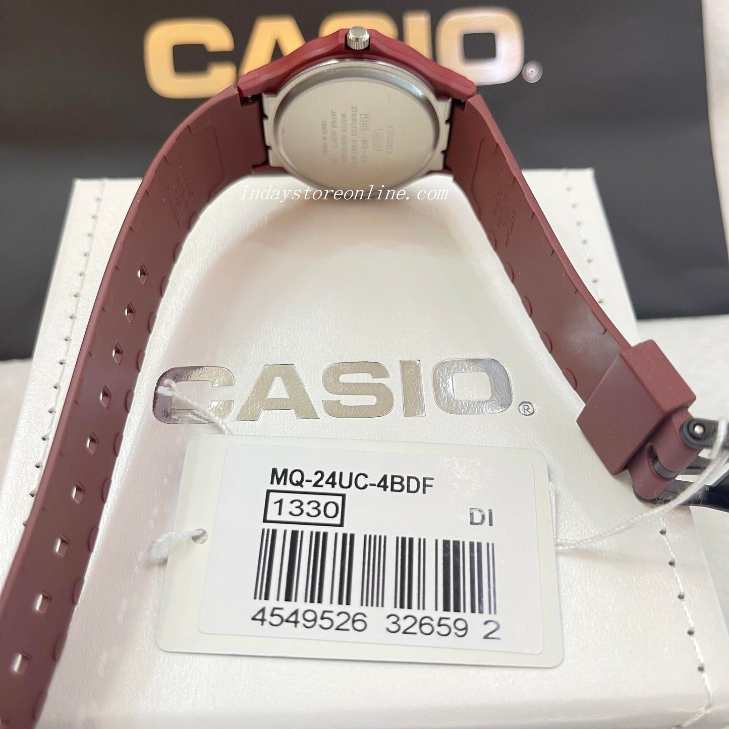 Casio Analog Women's Watch MQ-24UC-4B Analog Resin Band Water Resistant Resin Glass