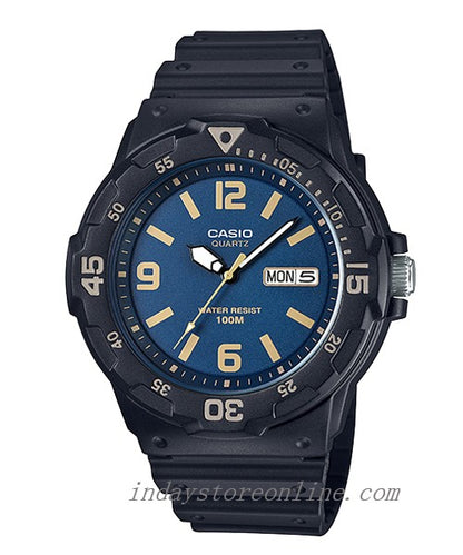 Casio Analog Men's Watch MRW-200H-2B3 Resin Glass Black Resin Strap Watch