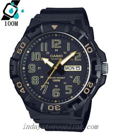 Casio Analog Men's Watch MRW-210H-1A2 Sporty Design Resin Glass Black Resin Strap Watch