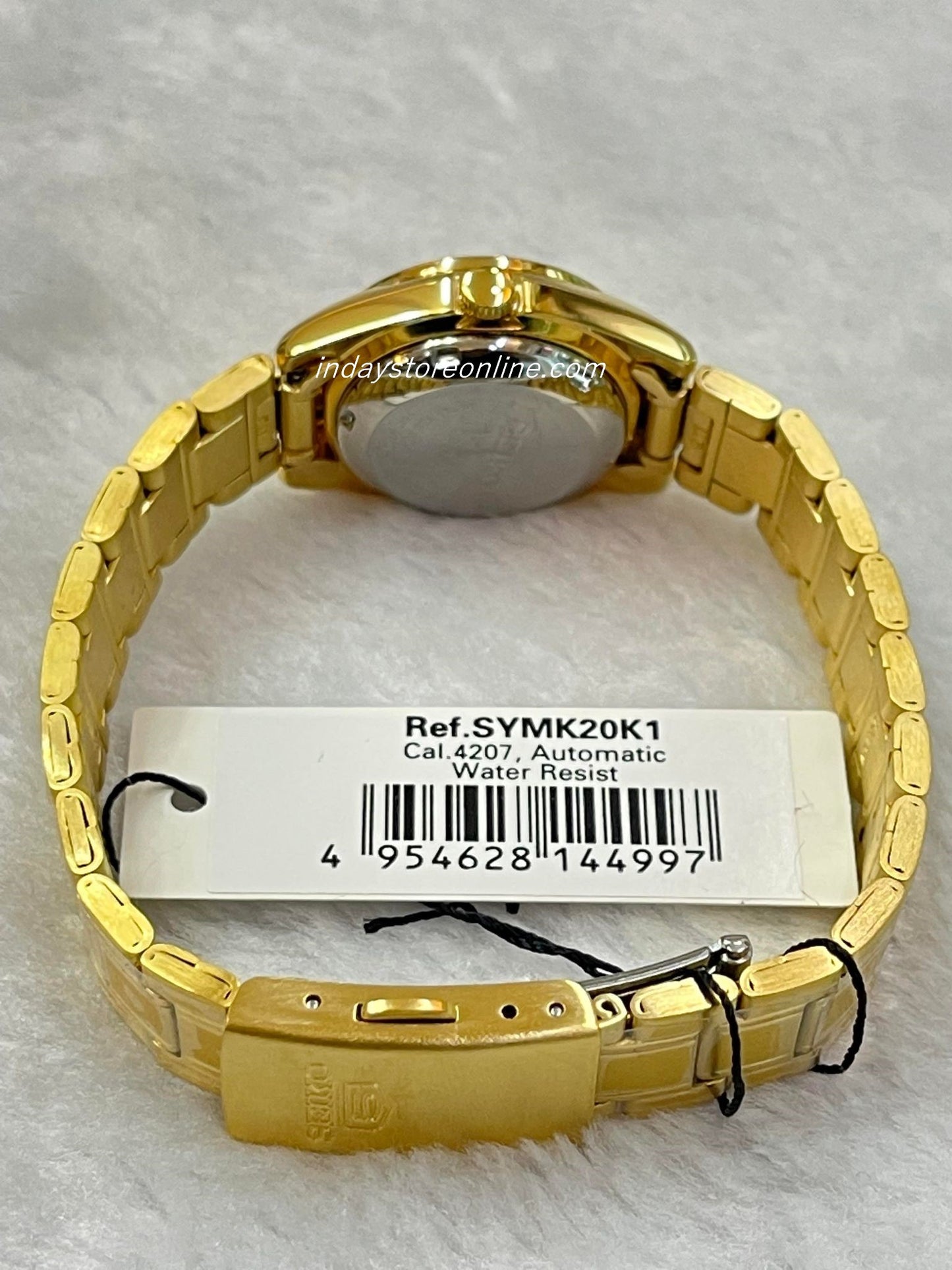 Seiko Automatic Women's Watch SYMK20K1 Gold Tone Stainless Steel Luminous