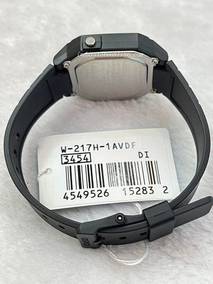 Casio Digital Unisex Watch W-217H-1AV Digital Resin Band Resin Glass