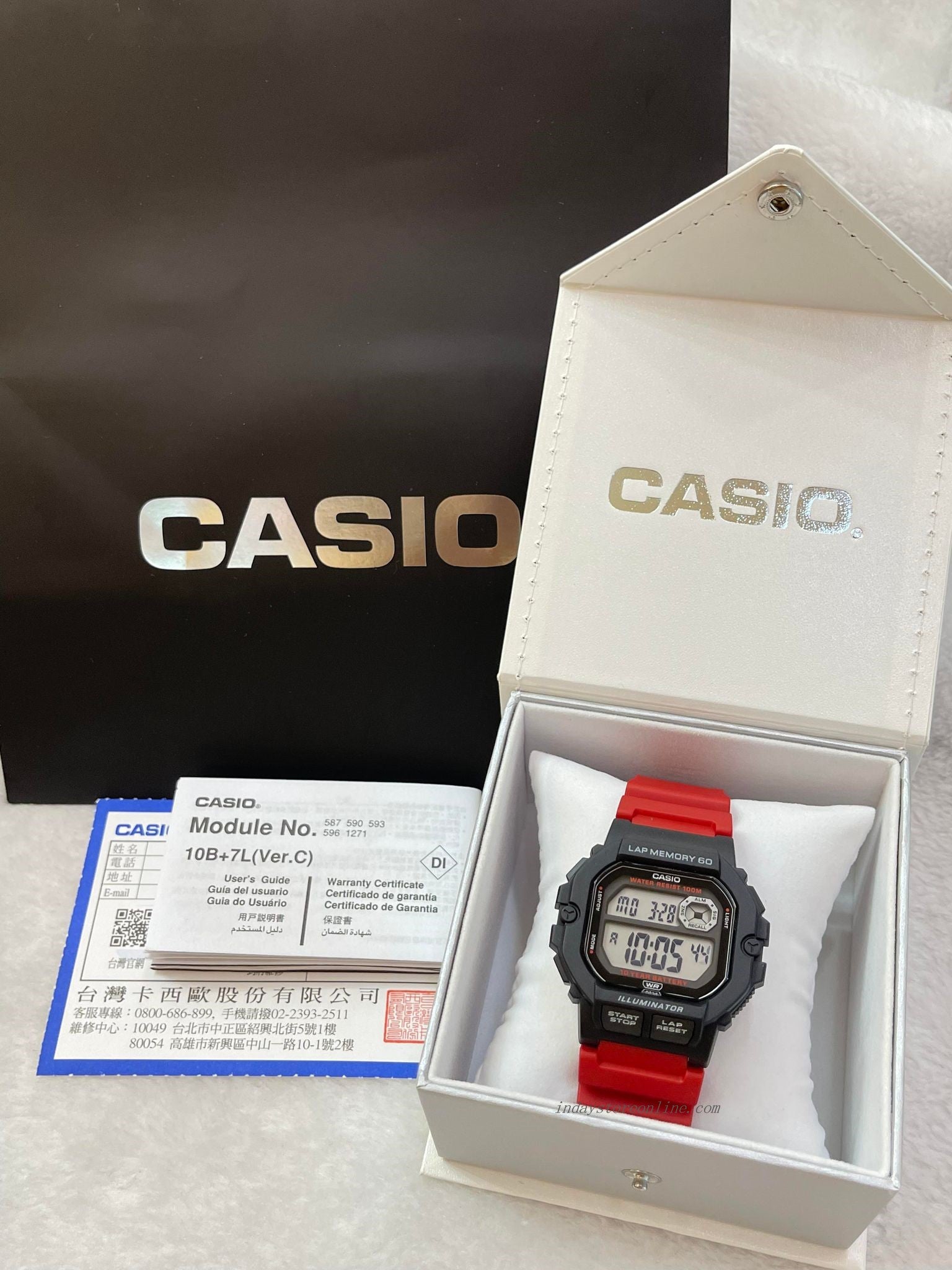 Reloj Casio Digital Hombre WS-1400H-4AV - La Relojería.cl Reloj Casio Digital Hombre WS-1400H-4AV - La Relojería.cl
