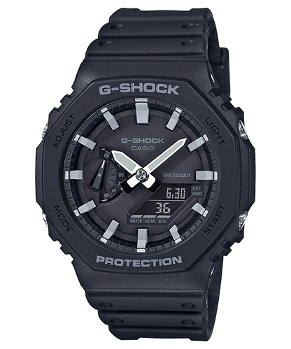 Casio G-Shock Men's Watch GA-2100-1A Analog-Digital GA-2100 Series Shock Resistant Carbon Core Guard Structure
